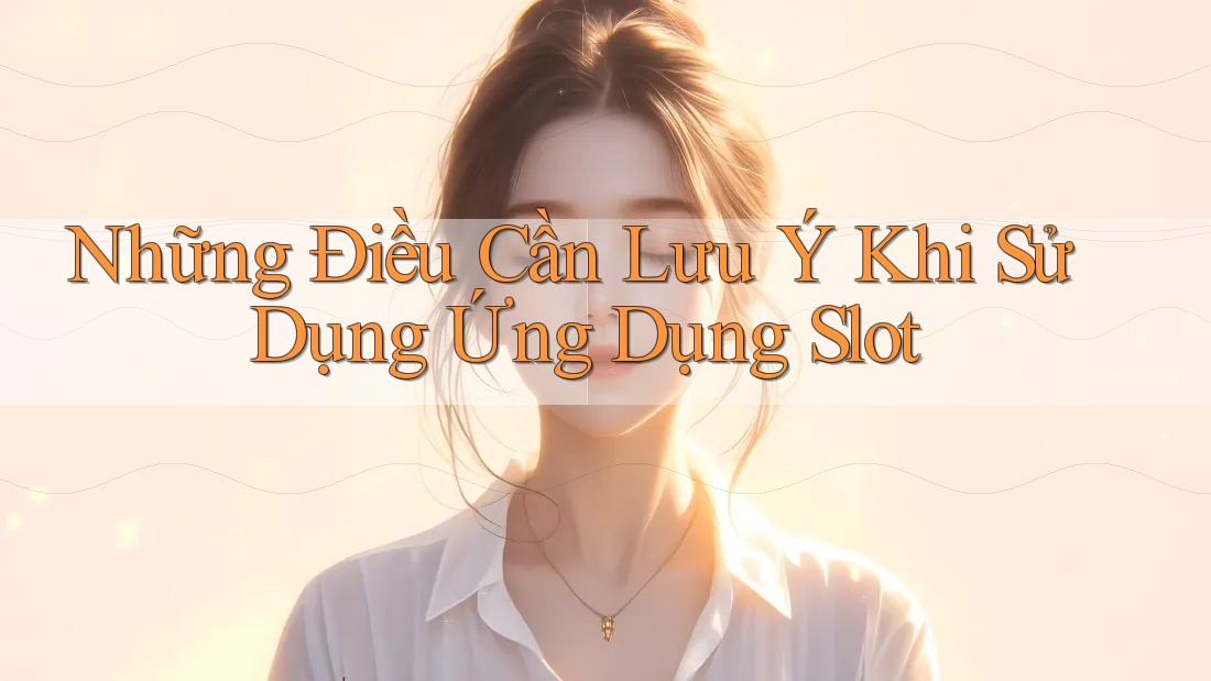 Những Điều Cần Lưu Ý Khi Sử Dụng Ứng Dụng Slot Những Điều Cần Lưu Ý Khi Sử Dụng Ứng Dụng Slot