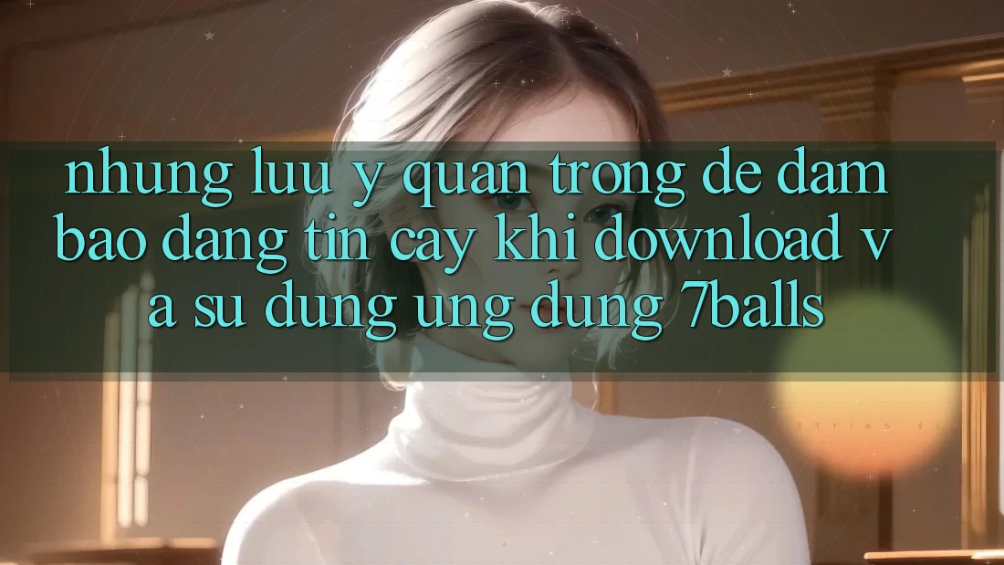 Những Lưu Ý Quan Trọng Để Đảm Bảo Đáng tin cậy Khi Download Và Sử Dụng Ứng dụng 7balls Những Lưu Ý Quan Trọng Để Đảm Bảo Đáng tin cậy Khi Download Và Sử Dụng Ứng dụng 7balls