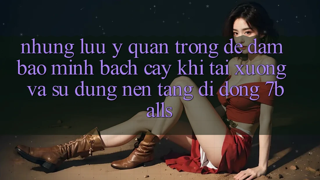 Những Lưu Ý Quan Trọng Để Đảm Bảo Minh bạch cậy Khi Tải xuống Và Sử Dụng Nền tảng di động 7balls