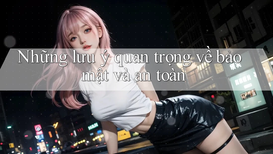 Những lưu ý quan trọng về bảo mật và an toàn