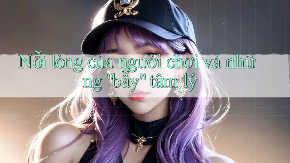 Nỗi lòng của người chơi và những “bẫy” tâm lý Nỗi lòng của người chơi và những “bẫy” tâm lý