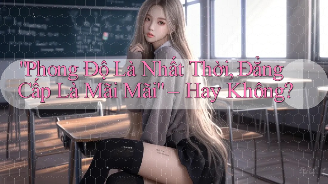 “Phong Độ Là Nhất Thời, Đẳng Cấp Là Mãi Mãi” – Hay Không? “Phong Độ Là Nhất Thời, Đẳng Cấp Là Mãi Mãi” – Hay Không?