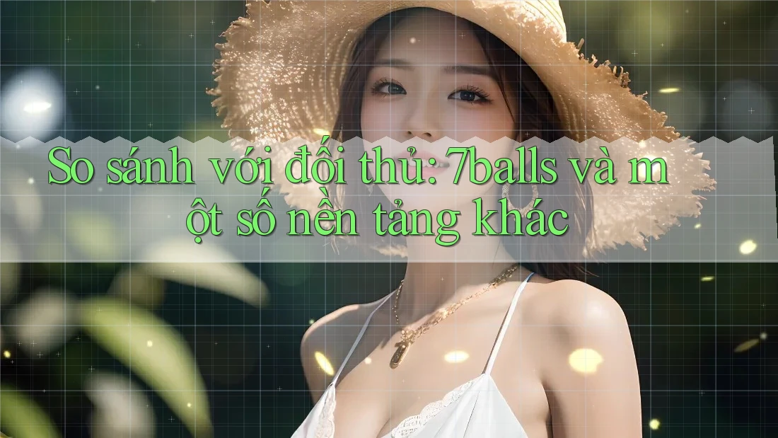 So sánh với đối thủ: 7balls và một số nền tảng khác So sánh với đối thủ: 7balls và một số nền tảng khác