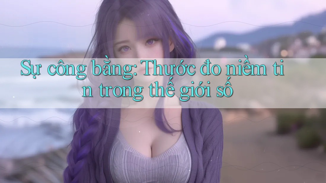Sự công bằng: Thước đo niềm tin trong thế giới số Sự công bằng: Thước đo niềm tin trong thế giới số