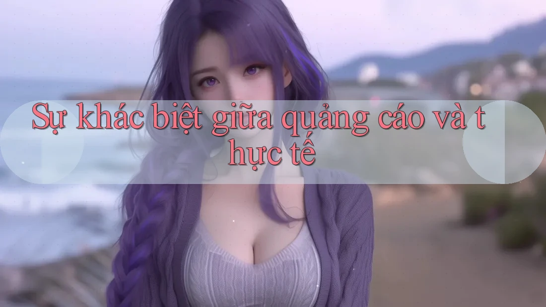 Sự khác biệt giữa quảng cáo và thực tế Sự khác biệt giữa quảng cáo và thực tế