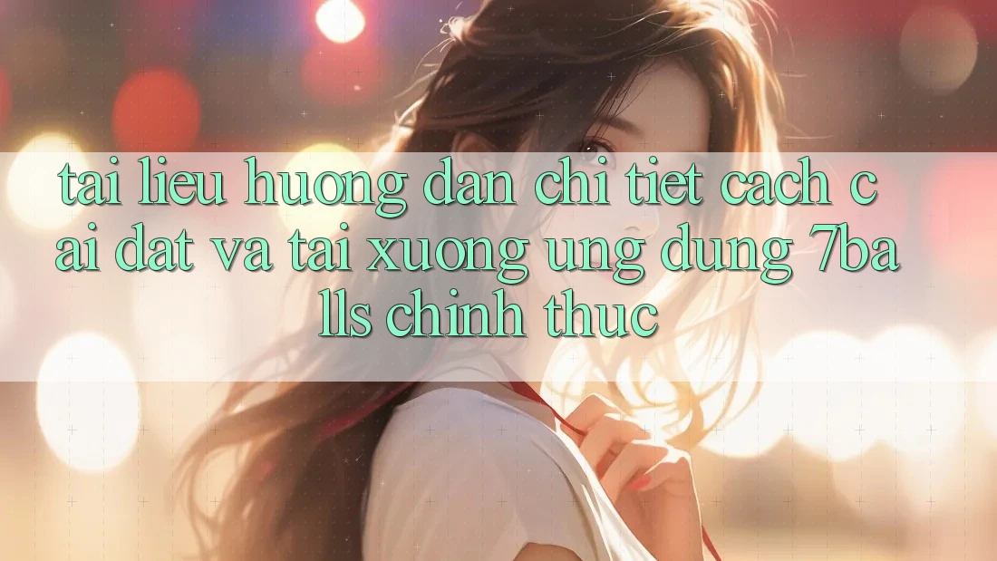 Tài liệu hướng dẫn Chi Tiết Cách Cài đặt Và Tải xuống Ứng dụng 7balls Chính Thức
