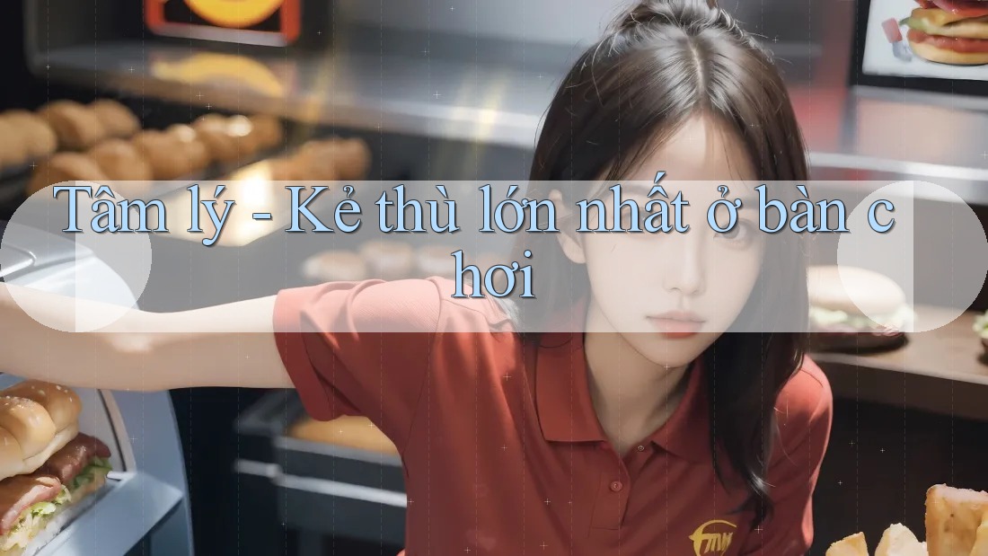 Tâm lý - Kẻ thù lớn nhất ở bàn chơi