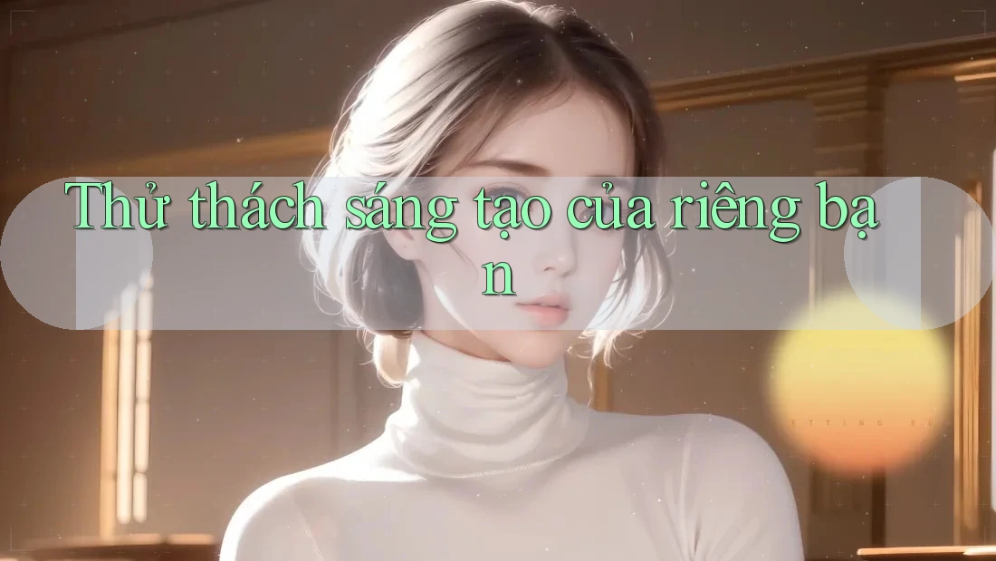 Thử thách sáng tạo của riêng bạn
