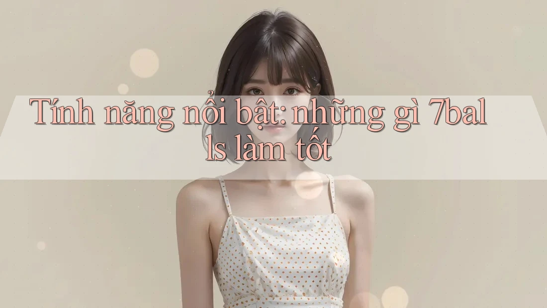 Tính năng nổi bật: những gì 7balls làm tốt Tính năng nổi bật: những gì 7balls làm tốt