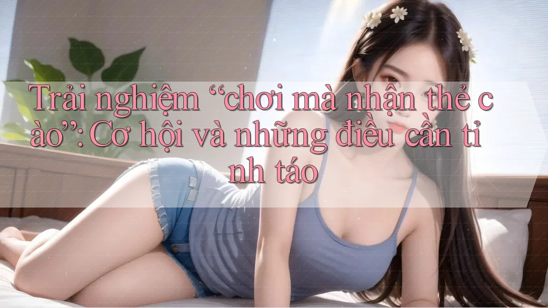Trải nghiệm “chơi mà nhận thẻ cào”: Cơ hội và những điều cần tỉnh táo Trải nghiệm “chơi mà nhận thẻ cào”: Cơ hội và những điều cần tỉnh táo
