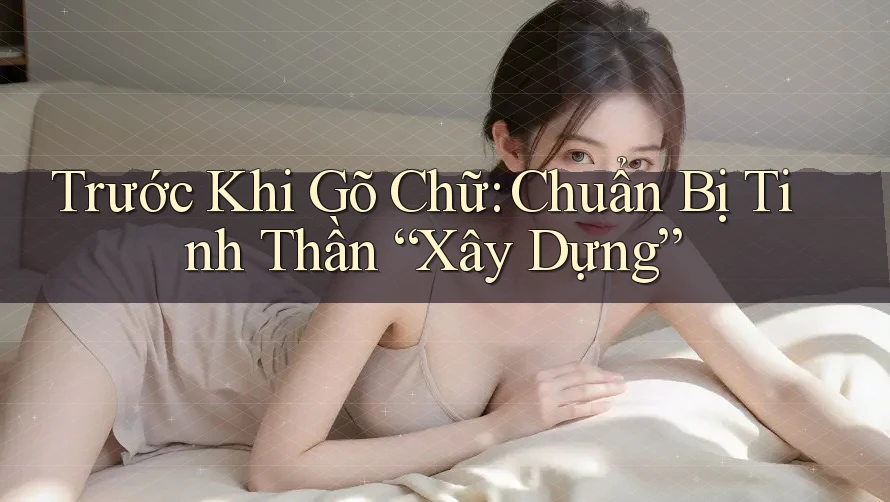 Trước Khi Gõ Chữ: Chuẩn Bị Tinh Thần “Xây Dựng”