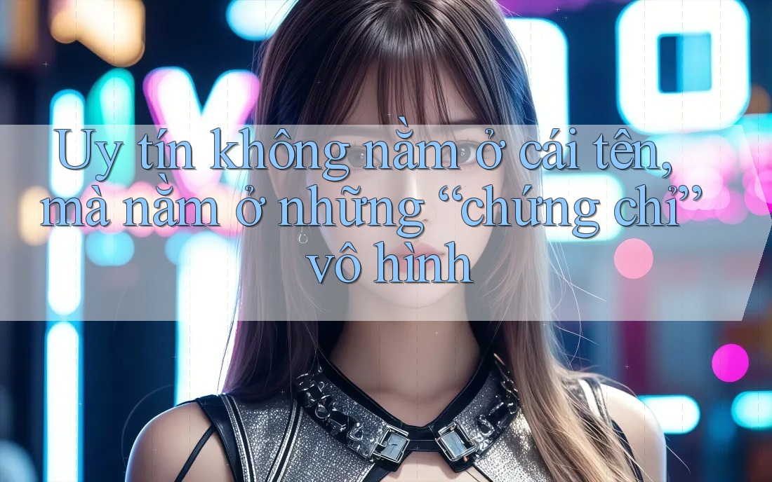 Uy tín không nằm ở cái tên, mà nằm ở những “chứng chỉ” vô hình