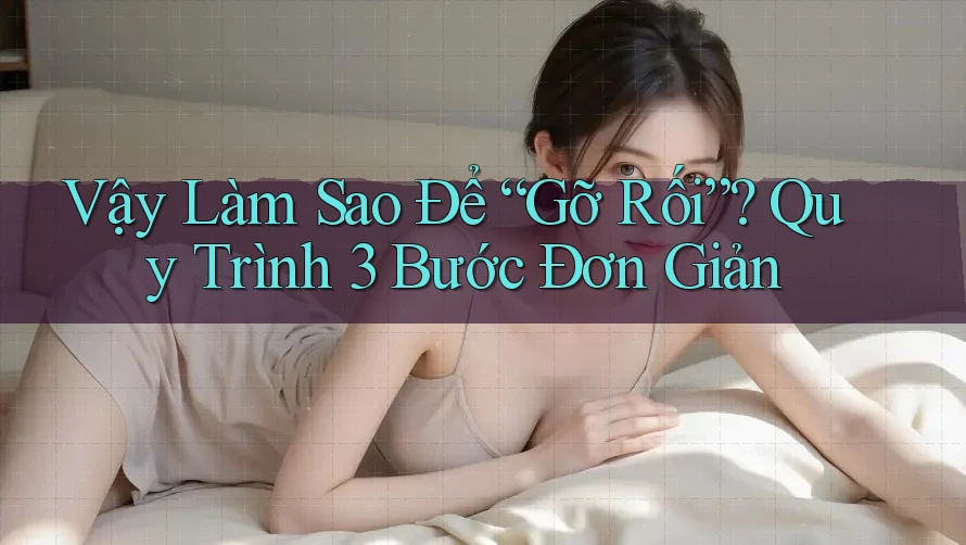 Vậy Làm Sao Để “Gỡ Rối”? Quy Trình 3 Bước Đơn Giản