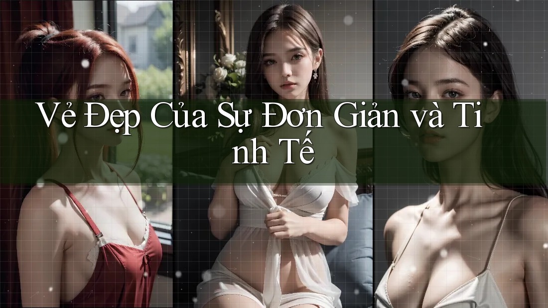 Vẻ Đẹp Của Sự Đơn Giản và Tinh Tế